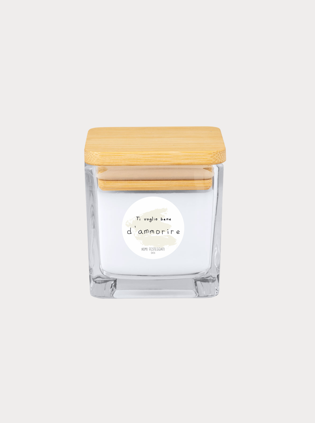 TI VOGLIO BENE / LUCE PER VOI – Bomboniera candela profumata