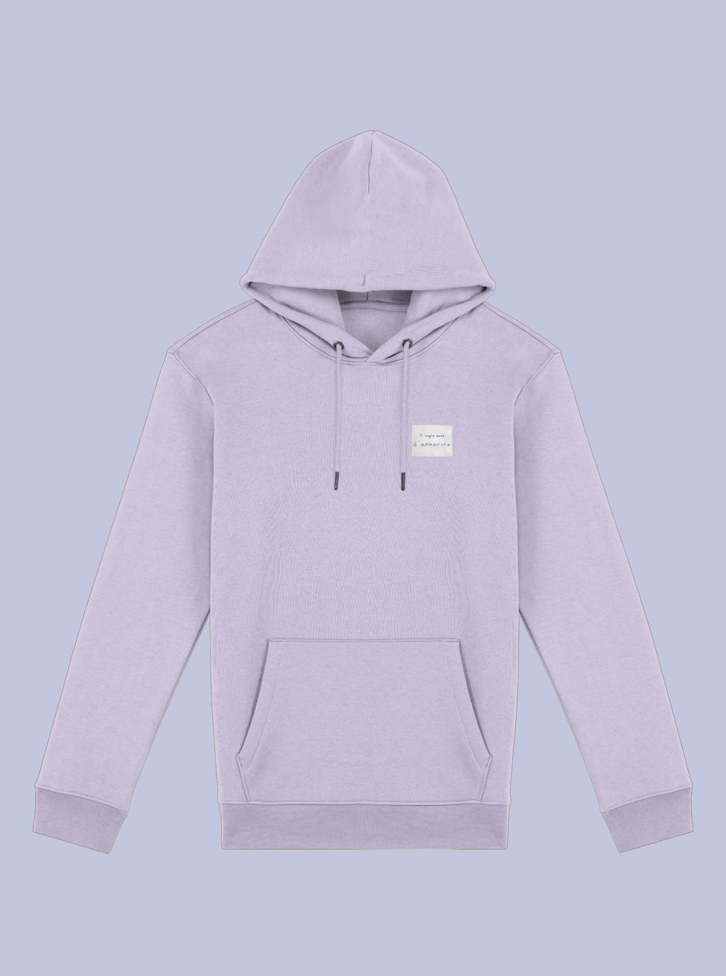 TI VOGLIO BENE / FELPA CAPPUCCIO CON PATCH PICCOLA