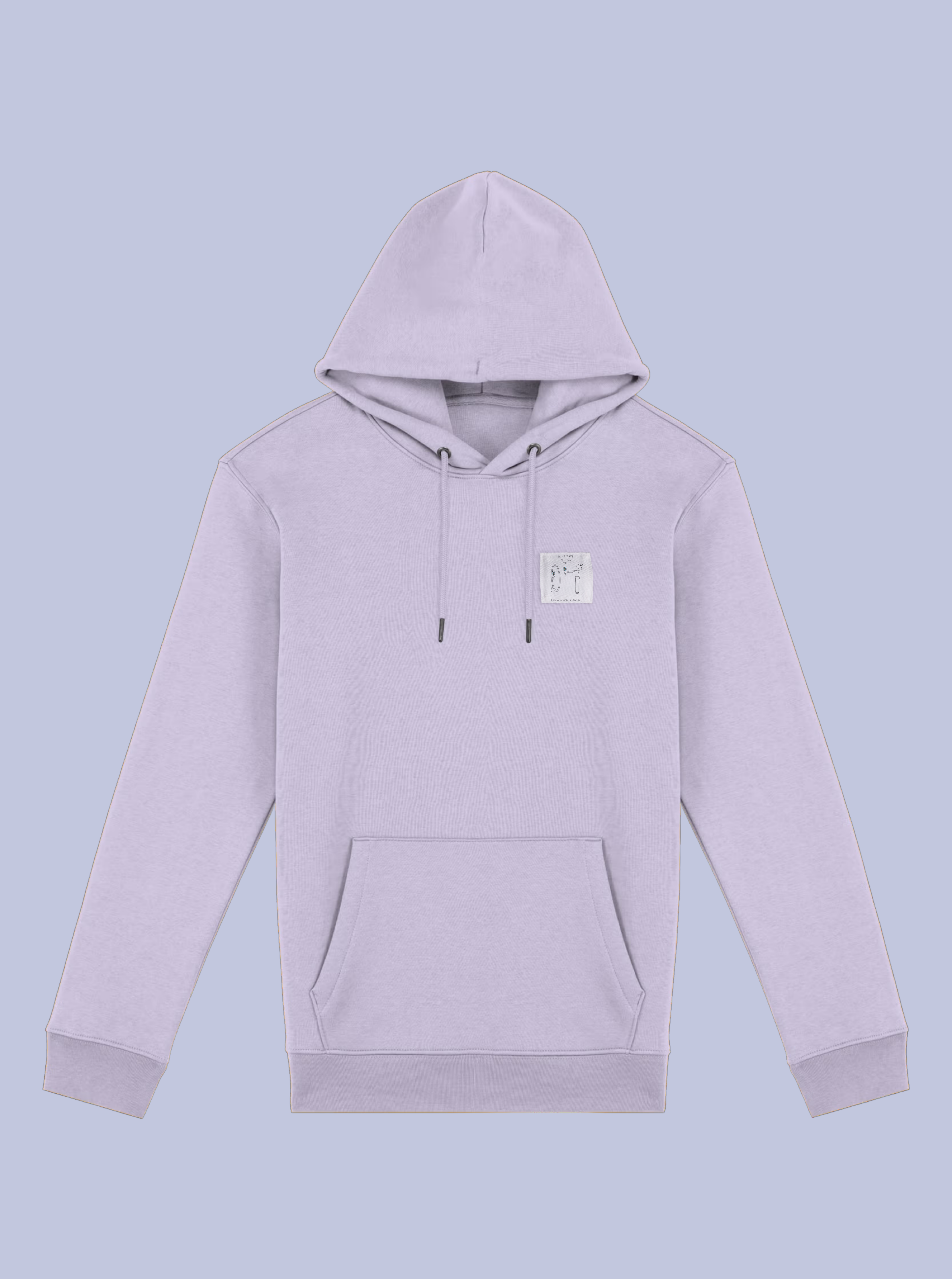 THIS FLOWER IS FOR YOU / FELPA CAPPUCCIO CON PATCH PICCOLA