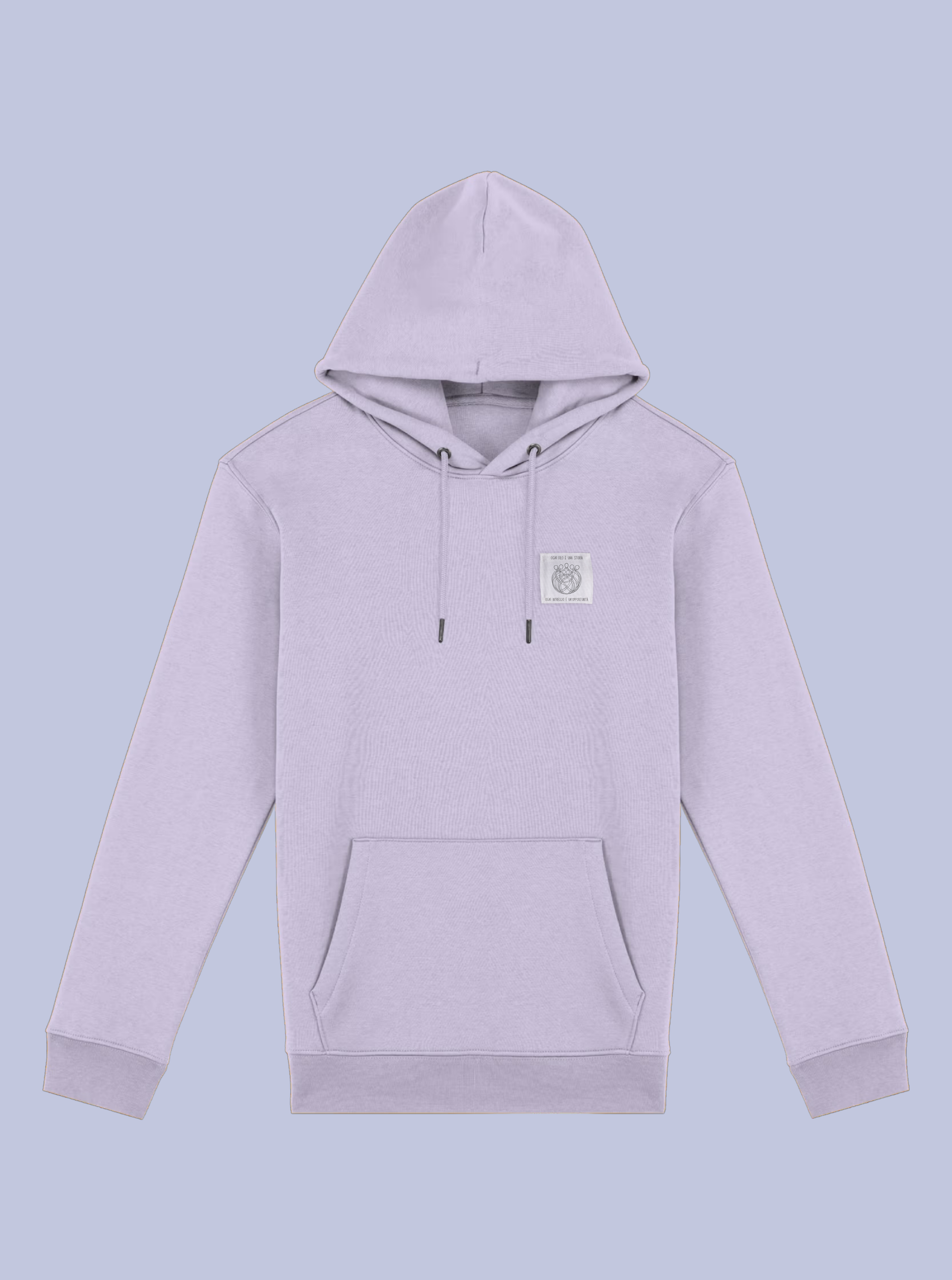 INTRECCI / FELPA CAPPUCCIO CON PATCH PICCOLA