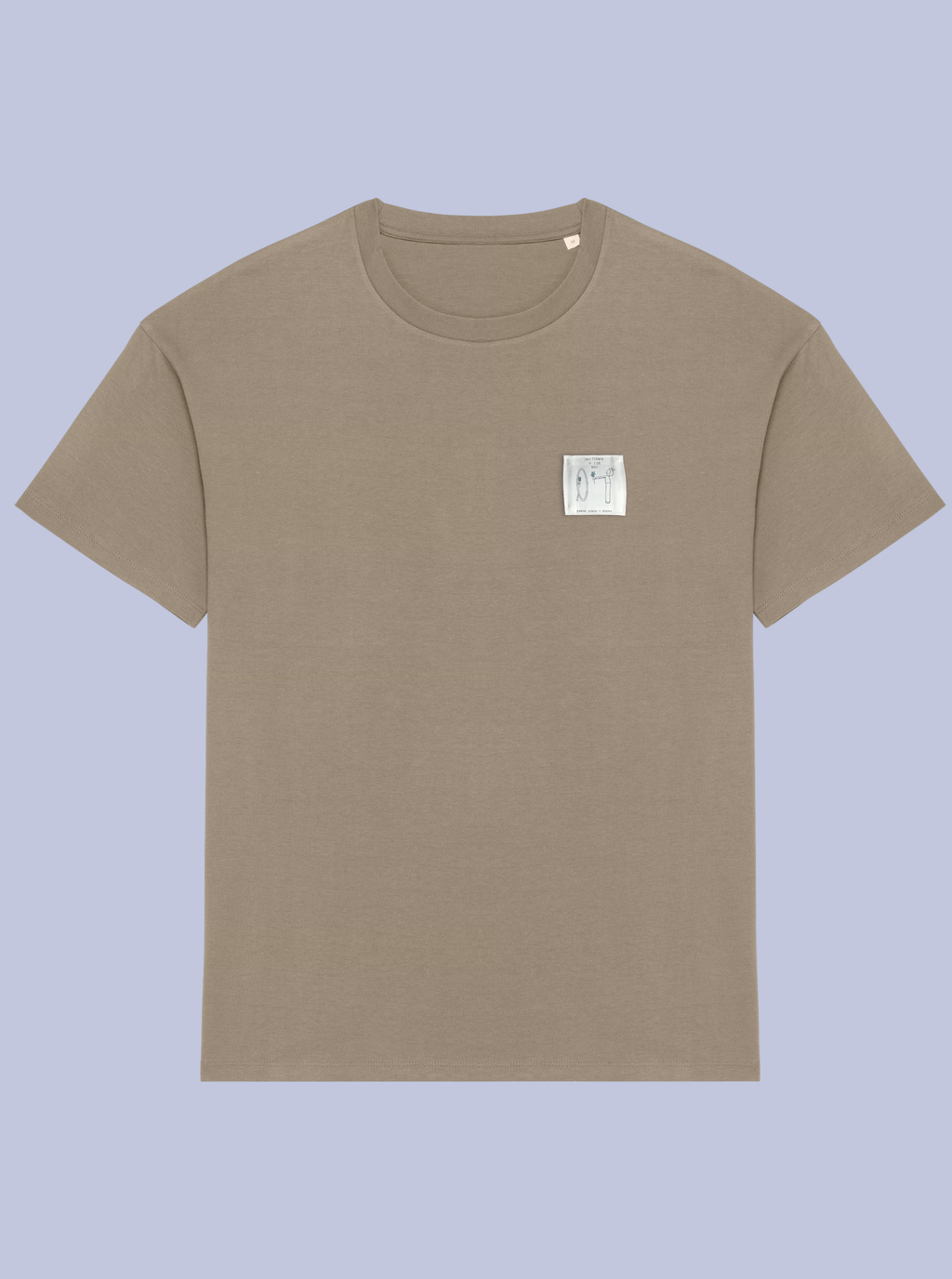 THIS FLOWER IS FOR YOU /  T-SHIRT OVERSIZE CON PATCH PICCOLA
