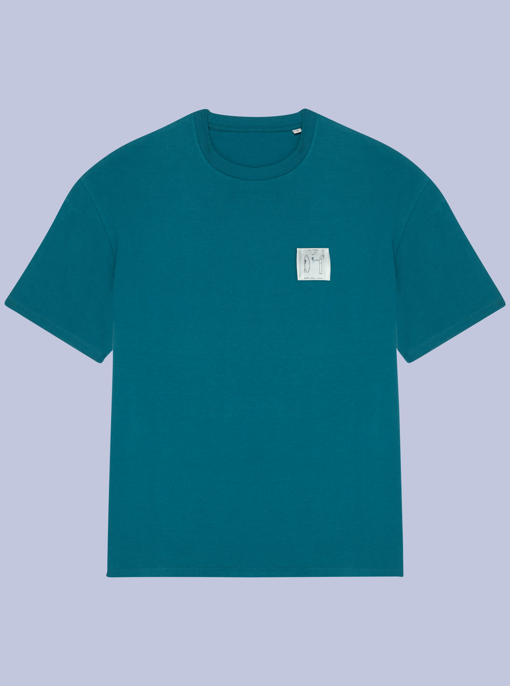 THIS FLOWER IS FOR YOU /  T-SHIRT OVERSIZE CON PATCH PICCOLA