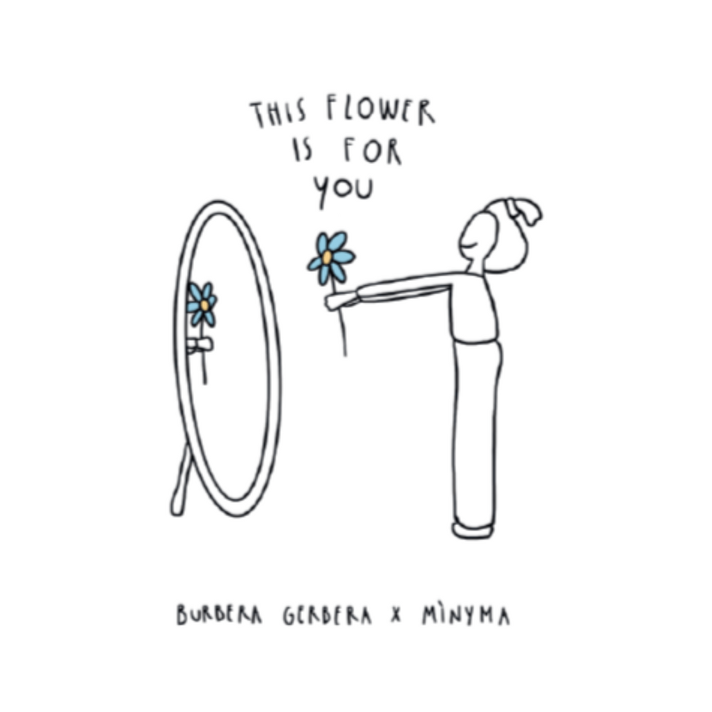 THIS FLOWER IS FOR YOU / FELPA CAPPUCCIO CON PATCH PICCOLA