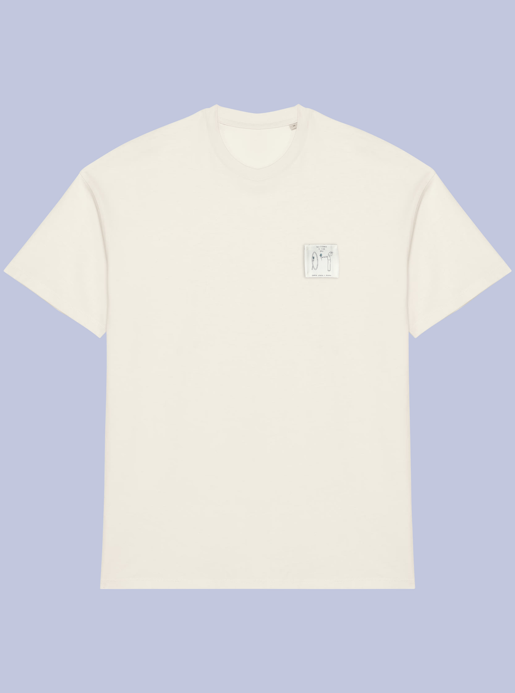 THIS FLOWER IS FOR YOU /  T-SHIRT OVERSIZE CON PATCH PICCOLA