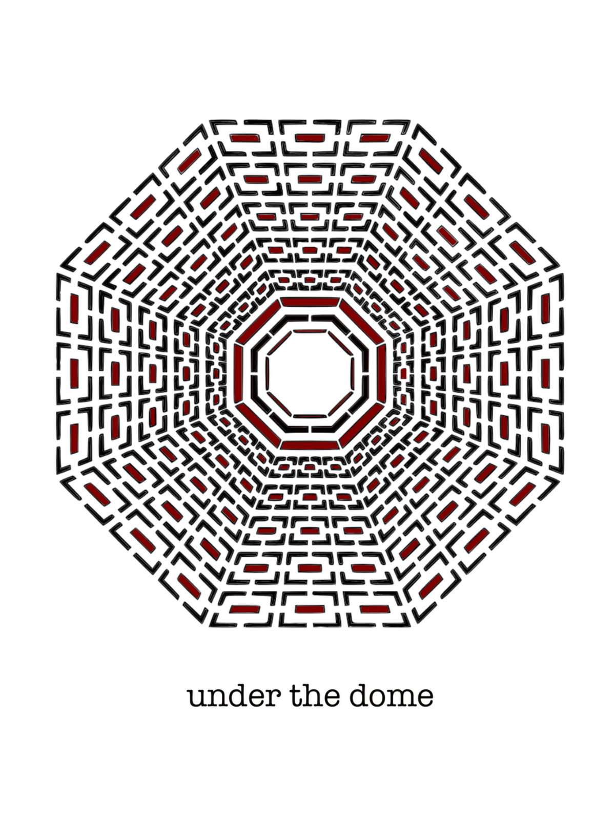 UNDER THE DOME / FELPA GIROCOLLO CON PATCH