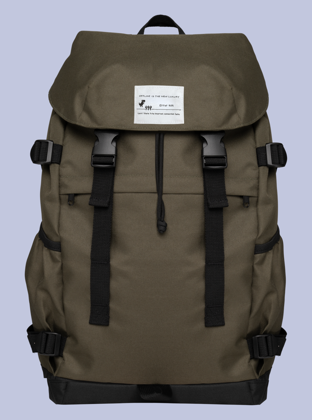OFFLINE IS THE NEW LUXURY/ ZAINO TECNICO IN POLIESTERE RICICLATO