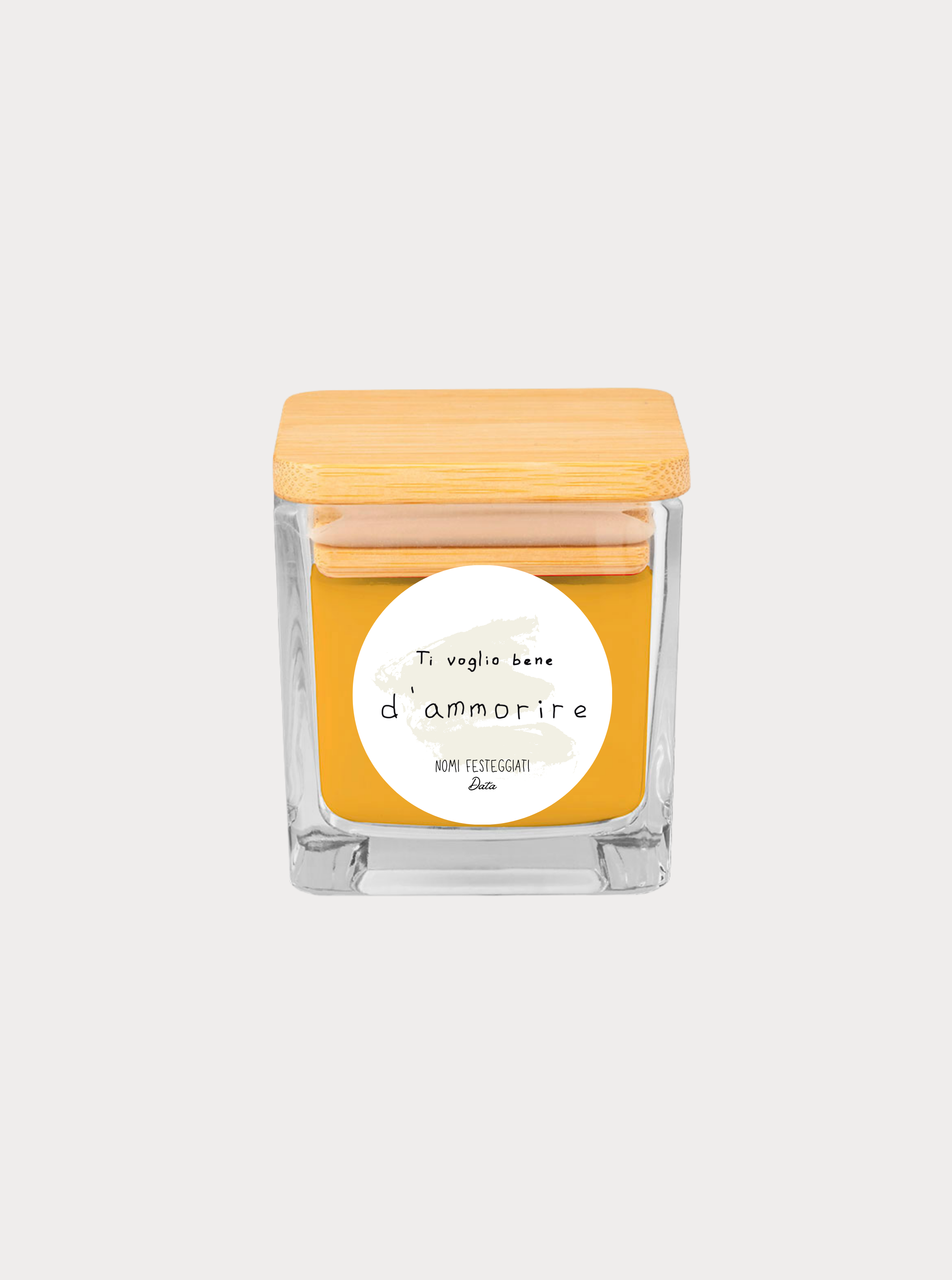 TI VOGLIO BENE / LUCE PER VOI – Bomboniera candela profumata