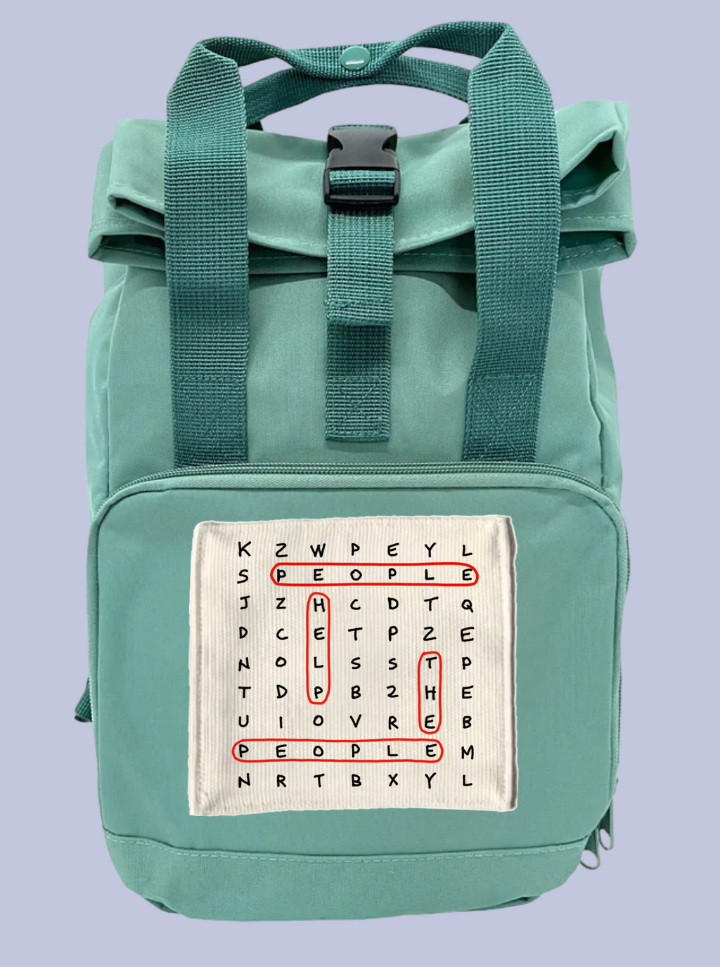 PEOPLE HELP THE PEOPLE / ZAINO IN POLIESTERE RICICLATO