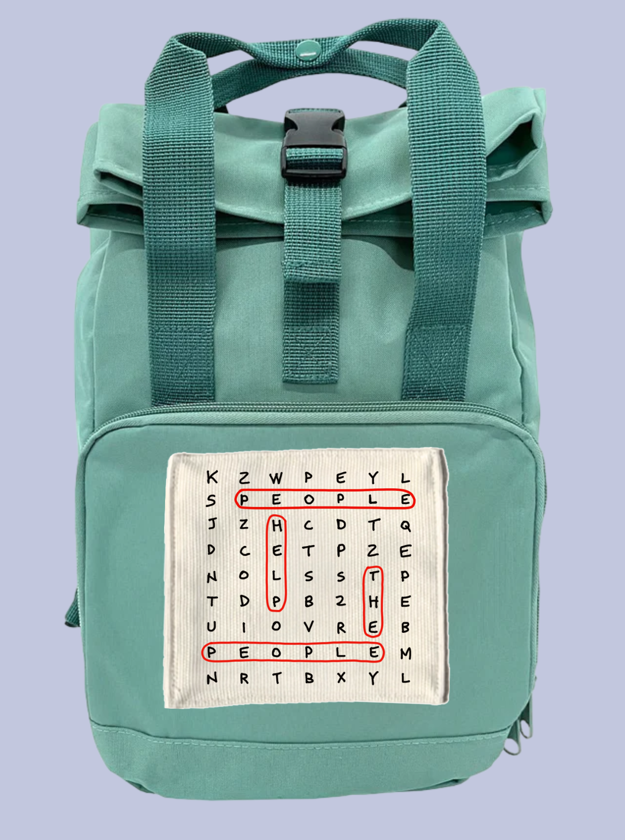 PEOPLE HELP THE PEOPLE / ZAINO IN POLIESTERE RICICLATO