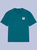 KOMOREBI /  T-SHIRT OVERSIZE CON PATCH PICCOLA