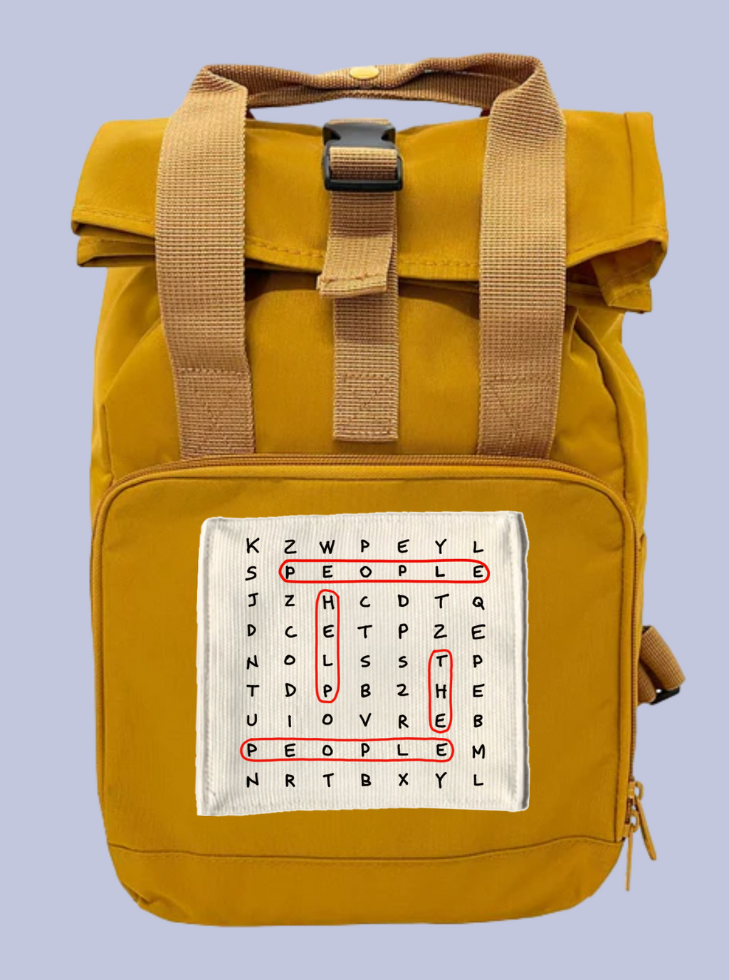 PEOPLE HELP THE PEOPLE / ZAINO IN POLIESTERE RICICLATO