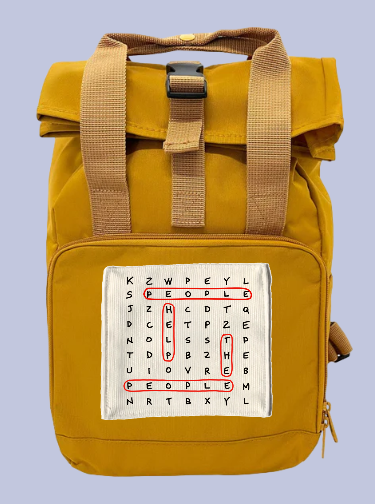 PEOPLE HELP THE PEOPLE / ZAINO IN POLIESTERE RICICLATO