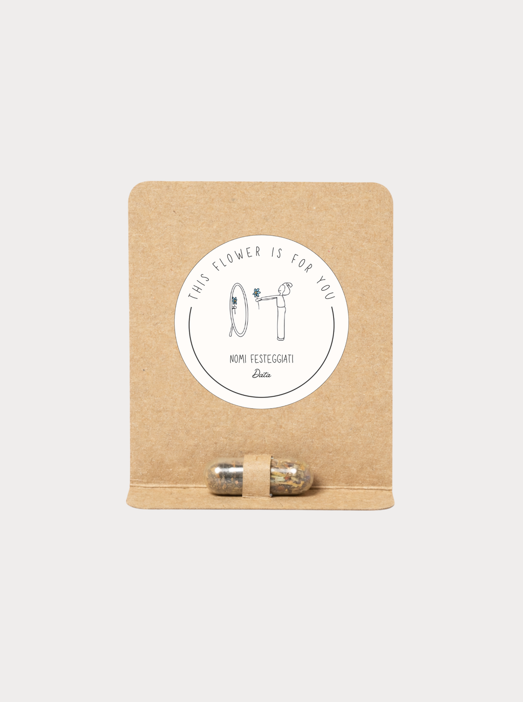 THIS FLOWER IS FOR YOU / ALBERO DI RICORDI – Bomboniera con semi di piante
