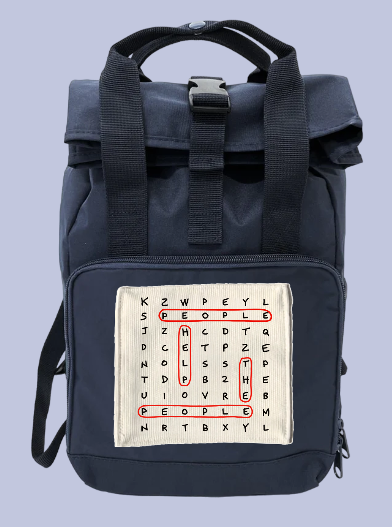 PEOPLE HELP THE PEOPLE / ZAINO IN POLIESTERE RICICLATO