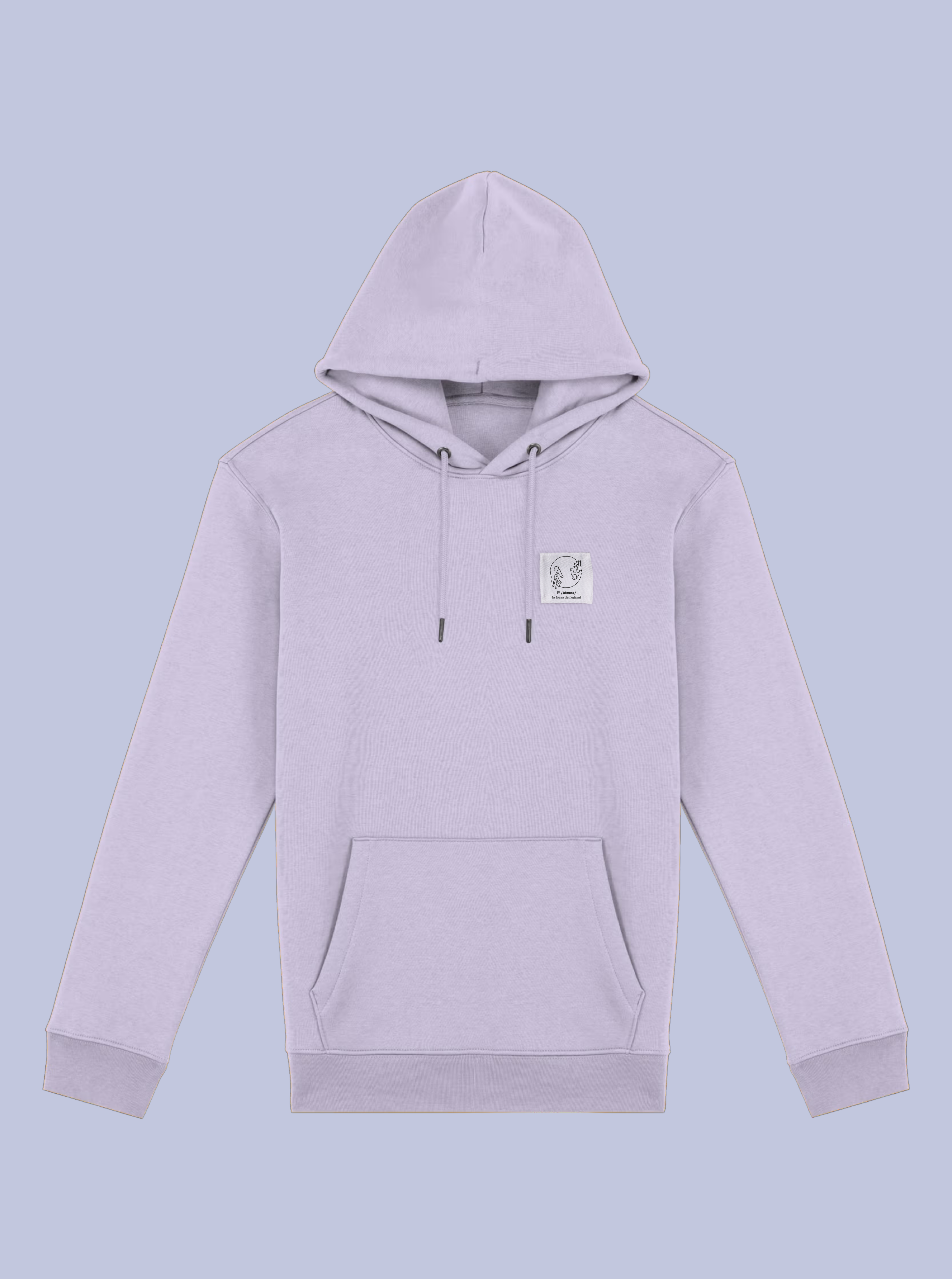 KIZUNA/ FELPA CAPPUCCIO CON PATCH PICCOLA