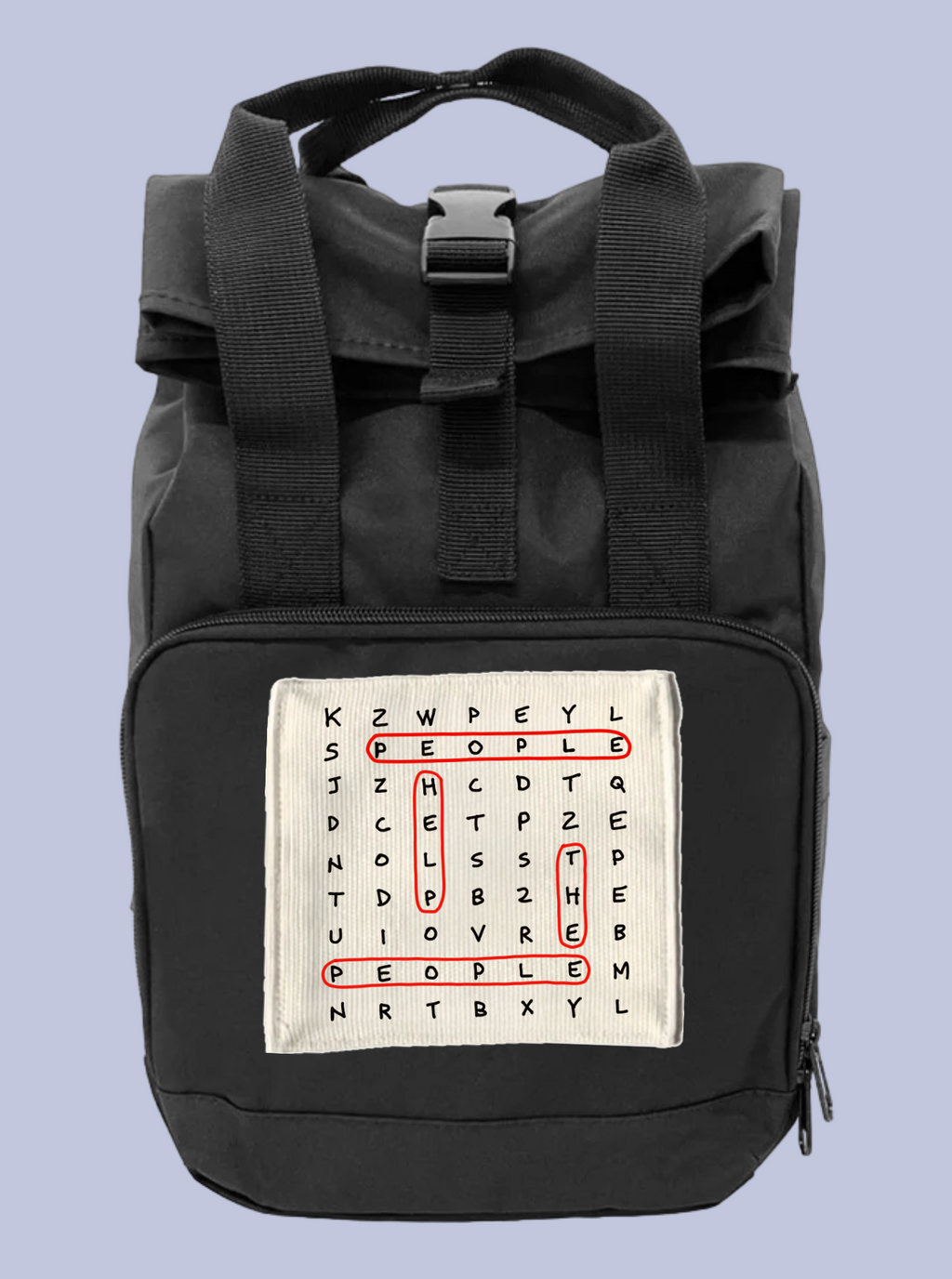 PEOPLE HELP THE PEOPLE / ZAINO IN POLIESTERE RICICLATO