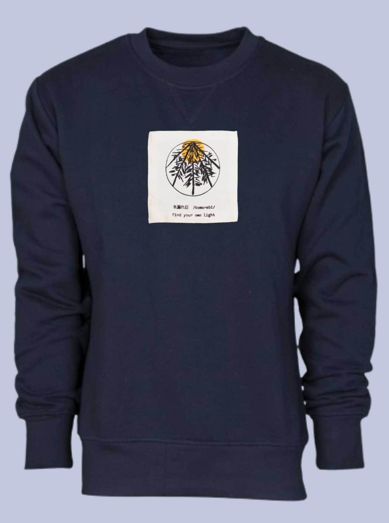 KOMOREBI / FELPA GIROCOLLO CON PATCH