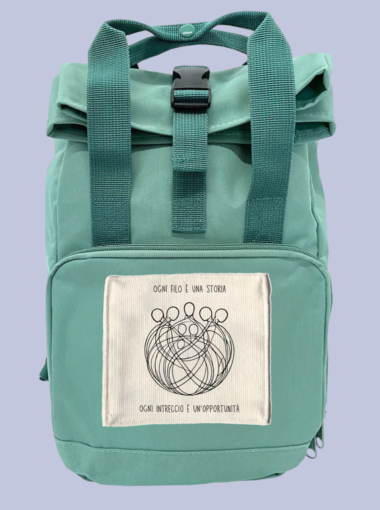 INTRECCI / ZAINO IN POLIESTERE RICICLATO