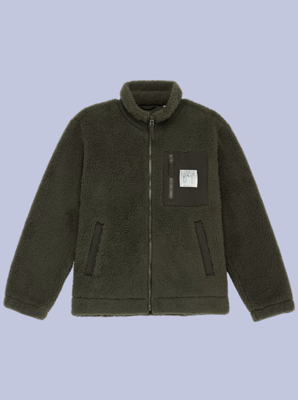 THIS FLOWER IS FOR YOU / GIACCA SHERPA CON PATCH PICCOLA