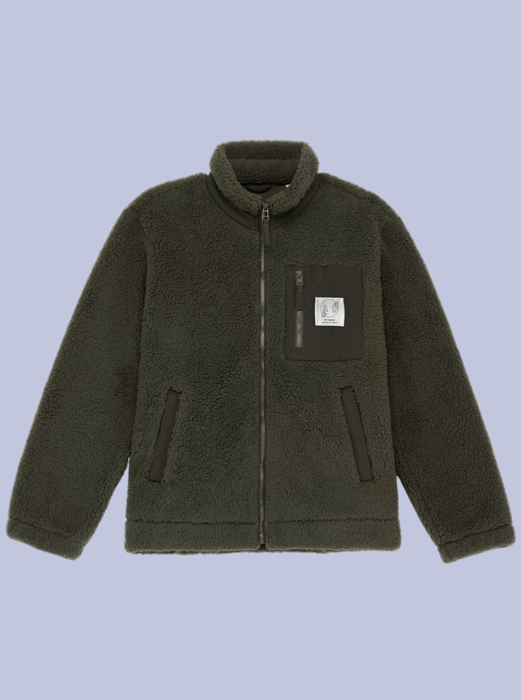 KIZUNA / GIACCA SHERPA CON PATCH PICCOLA