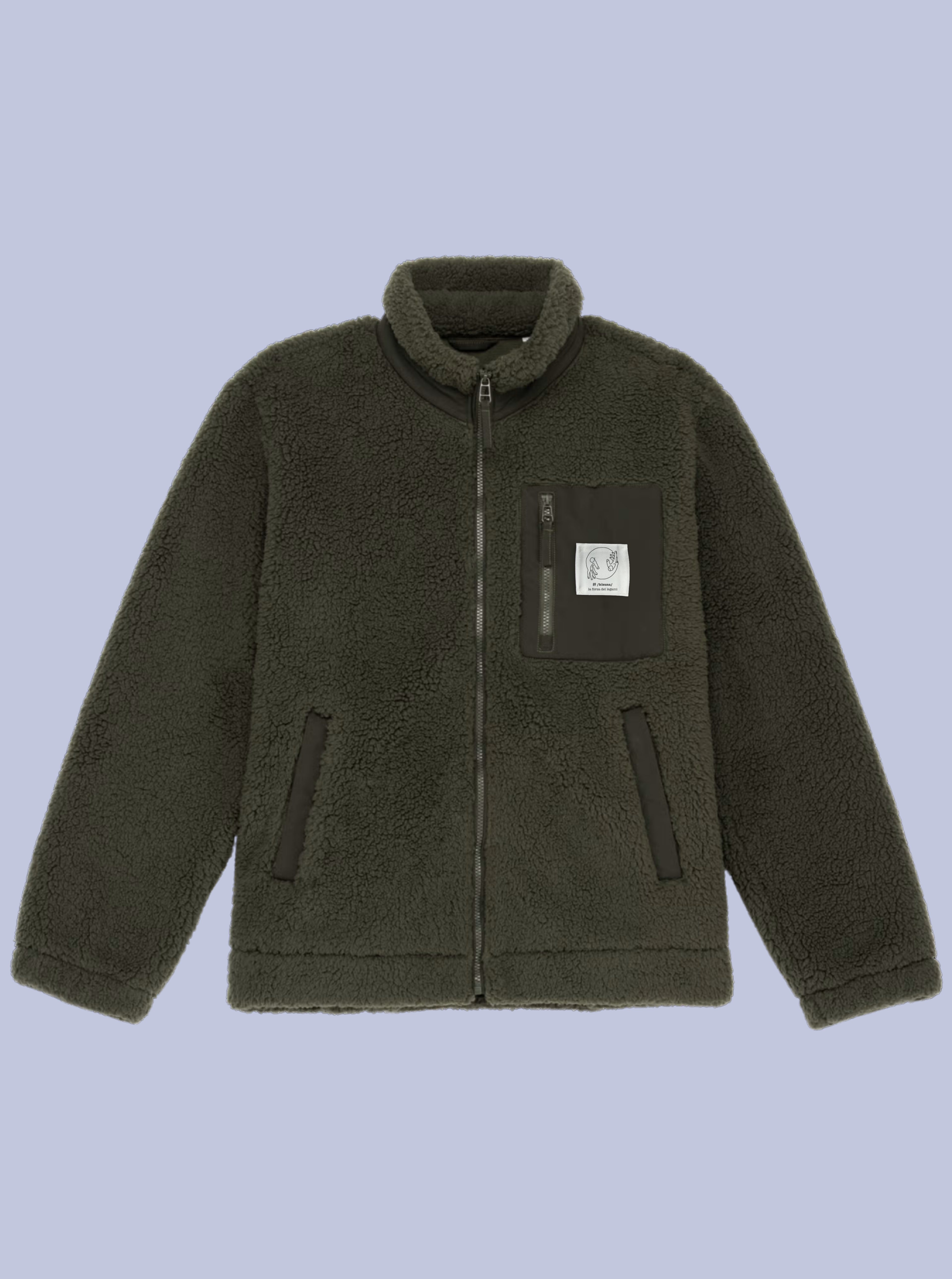 KIZUNA / GIACCA SHERPA CON PATCH PICCOLA