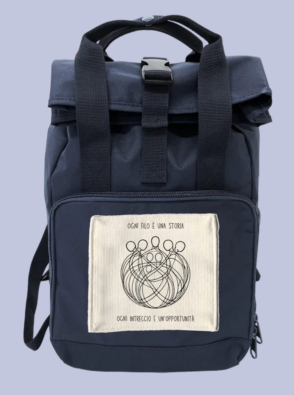 INTRECCI / ZAINO IN POLIESTERE RICICLATO