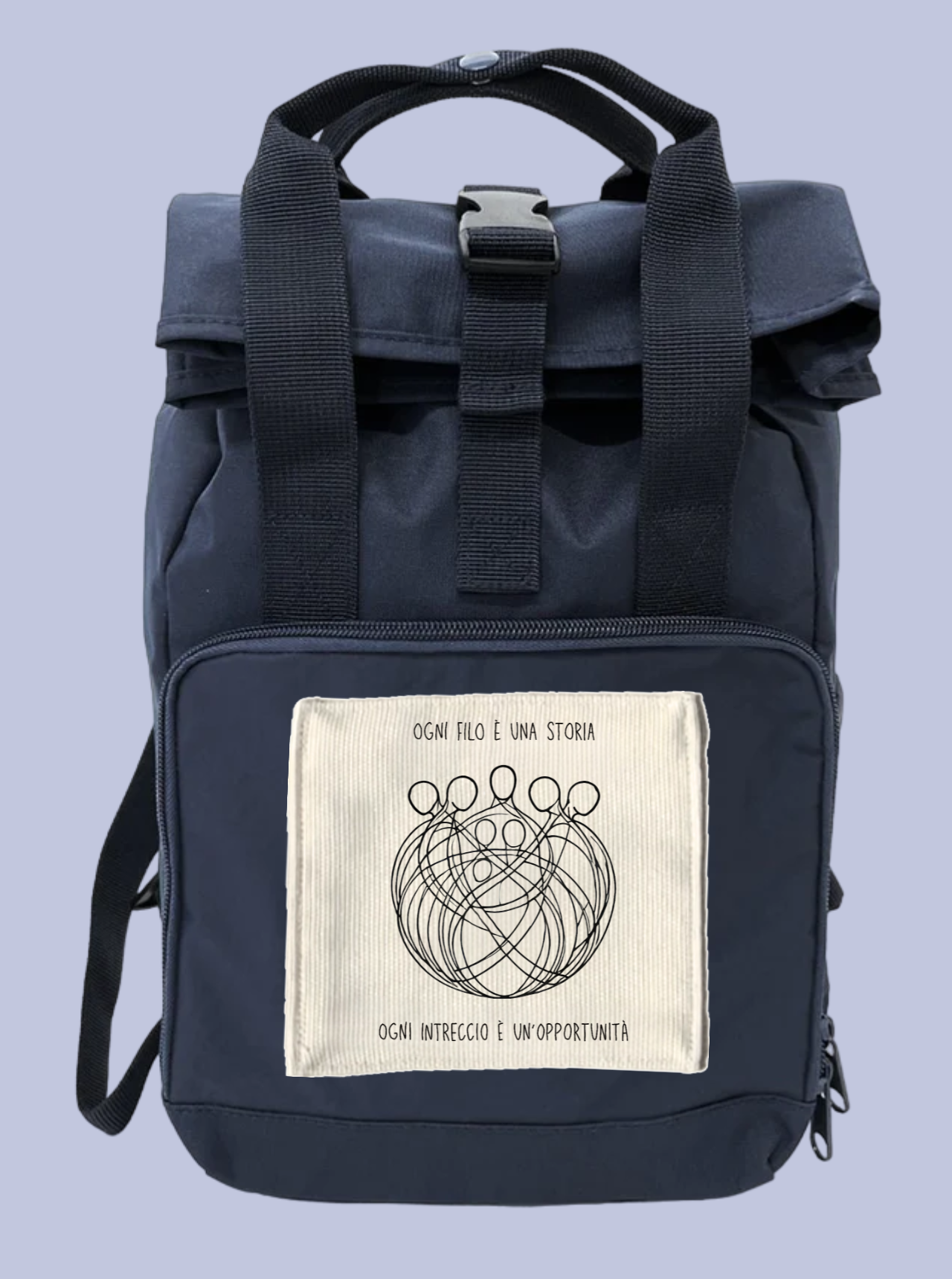 INTRECCI / ZAINO IN POLIESTERE RICICLATO