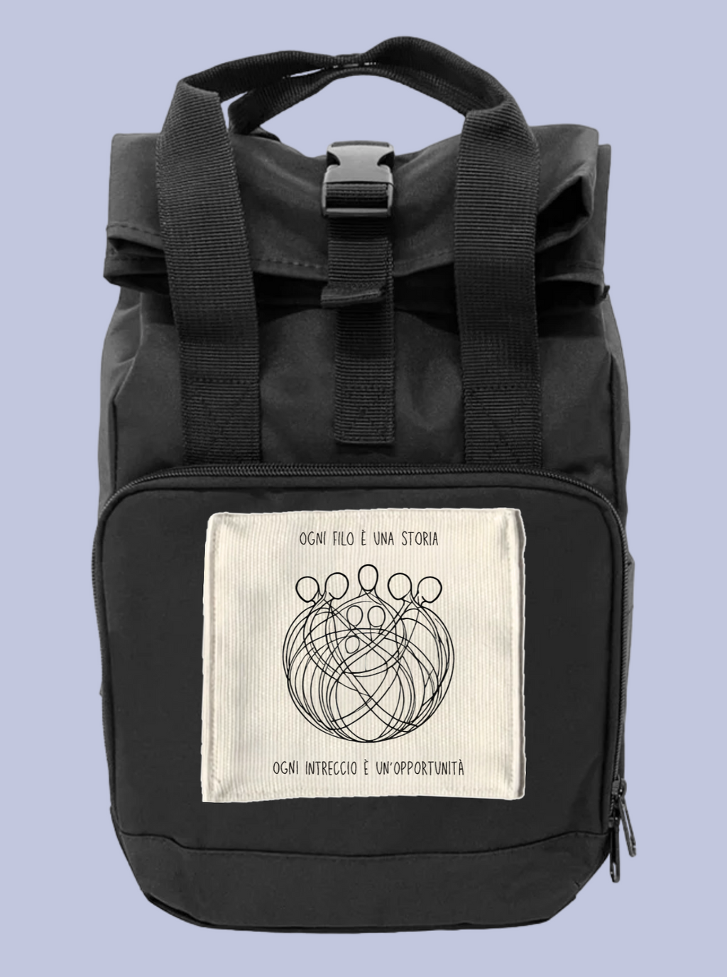 INTRECCI / ZAINO IN POLIESTERE RICICLATO