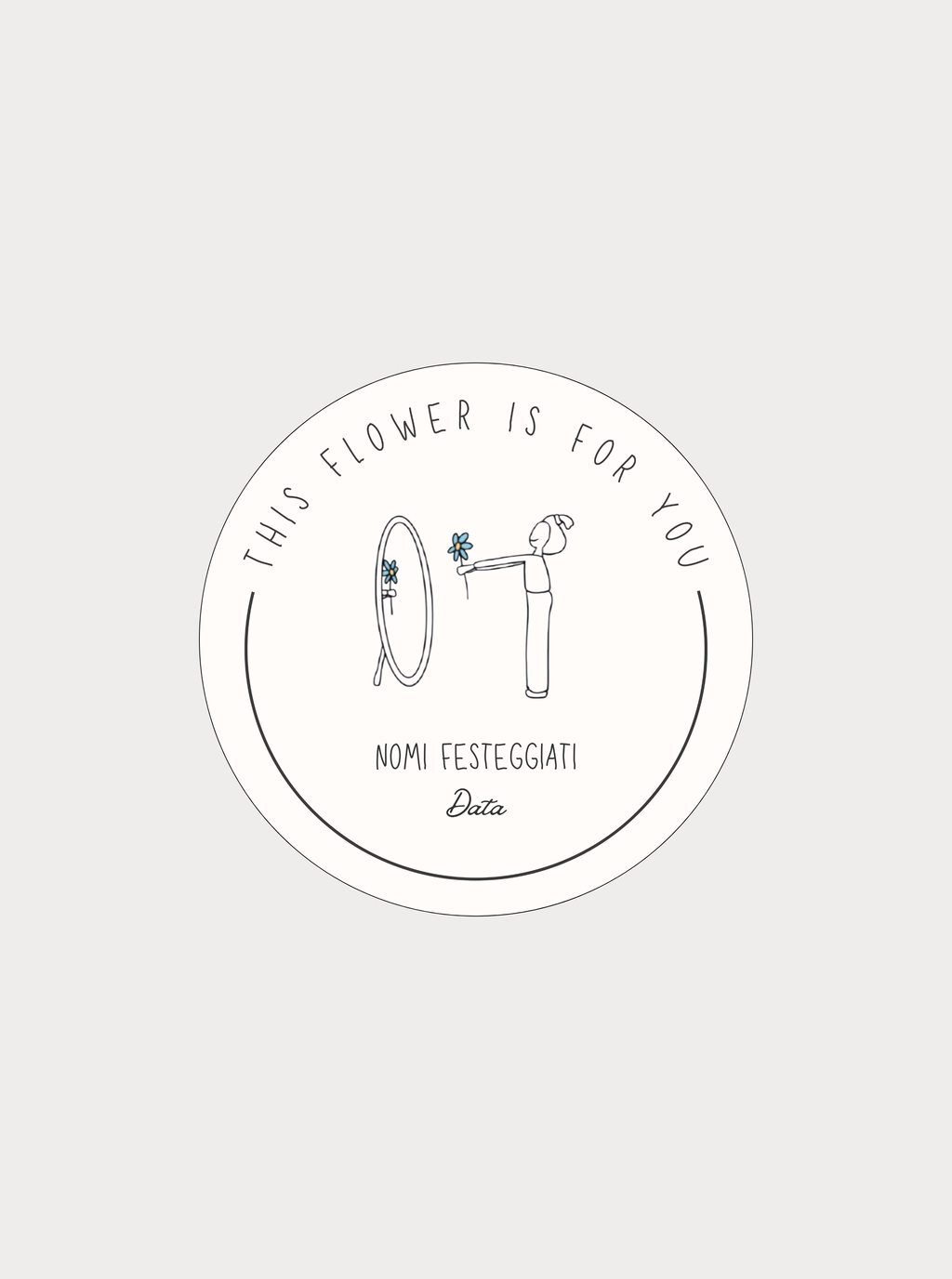 THIS FLOWER IS FOR YOU / GIARDINO DI RICORDI MEDITERRANEI – Bomboniera con semi