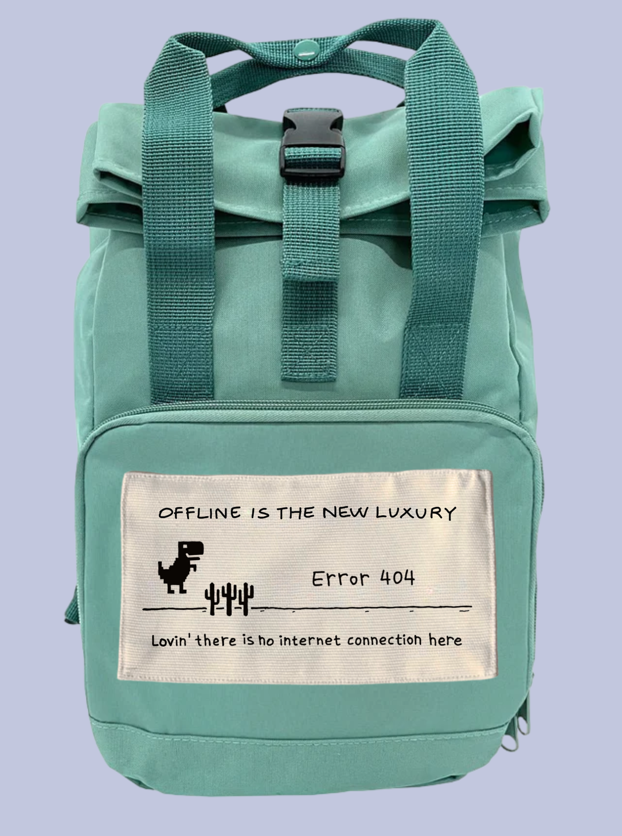 OFFLINE IS THE NEW LUXURY/ ZAINO IN POLIESTERE RICICLATO