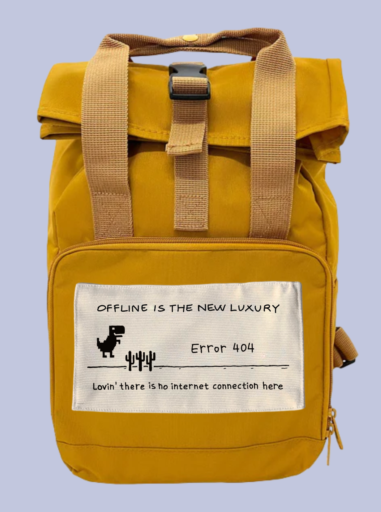 OFFLINE IS THE NEW LUXURY/ ZAINO IN POLIESTERE RICICLATO