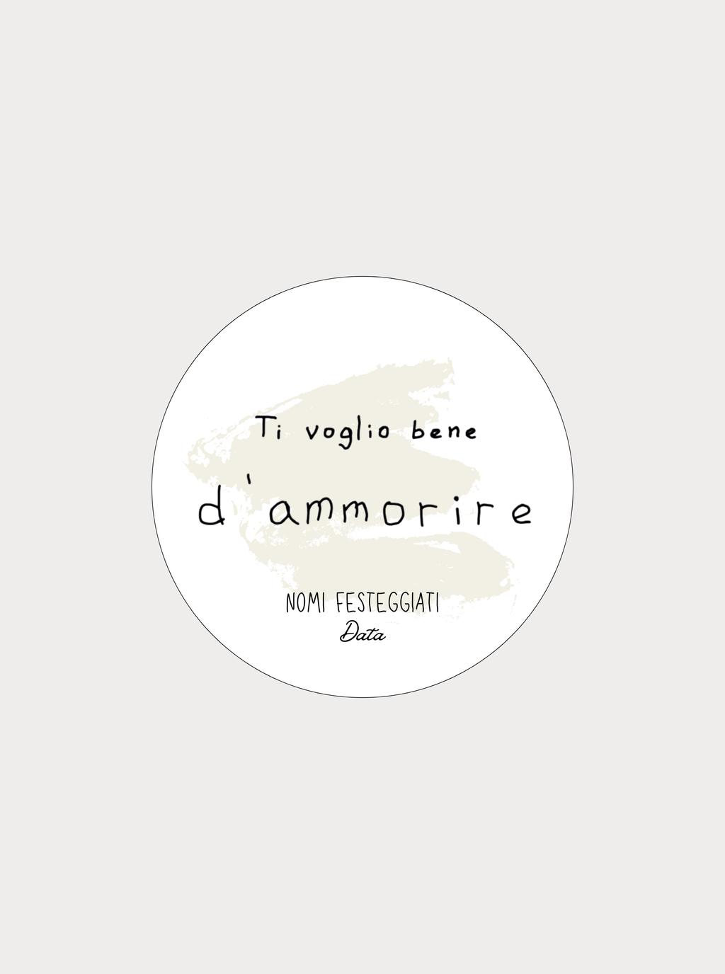 TI VOGLIO BENE / LUCE PER VOI – Bomboniera candela profumata