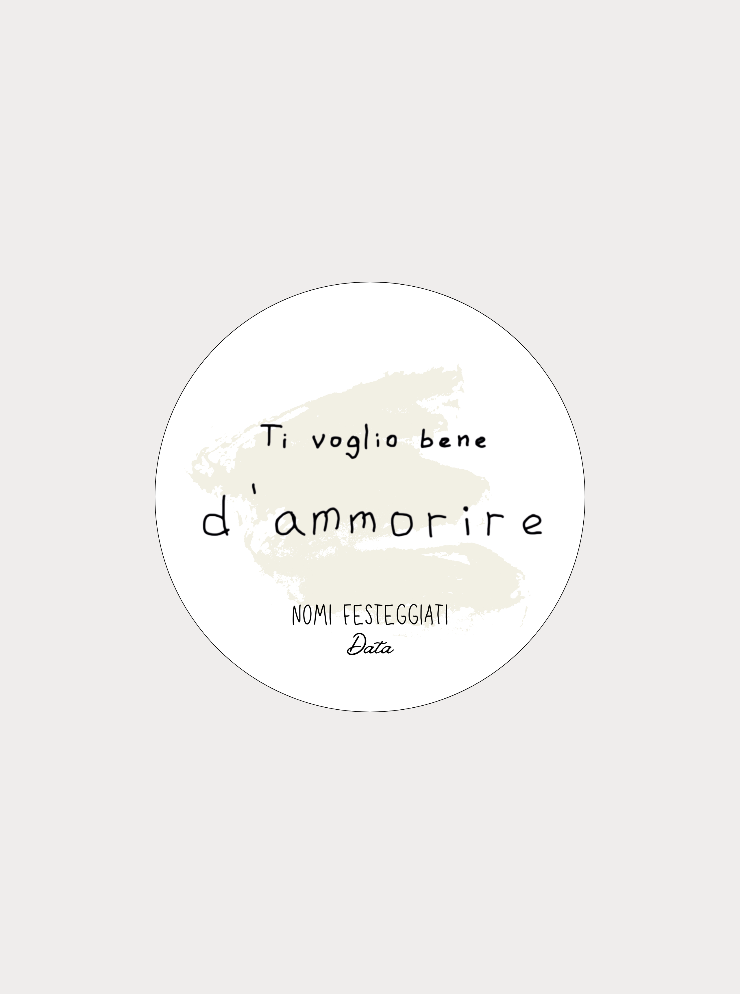 TI VOGLIO BENE / LUCE PER VOI – Bomboniera candela profumata