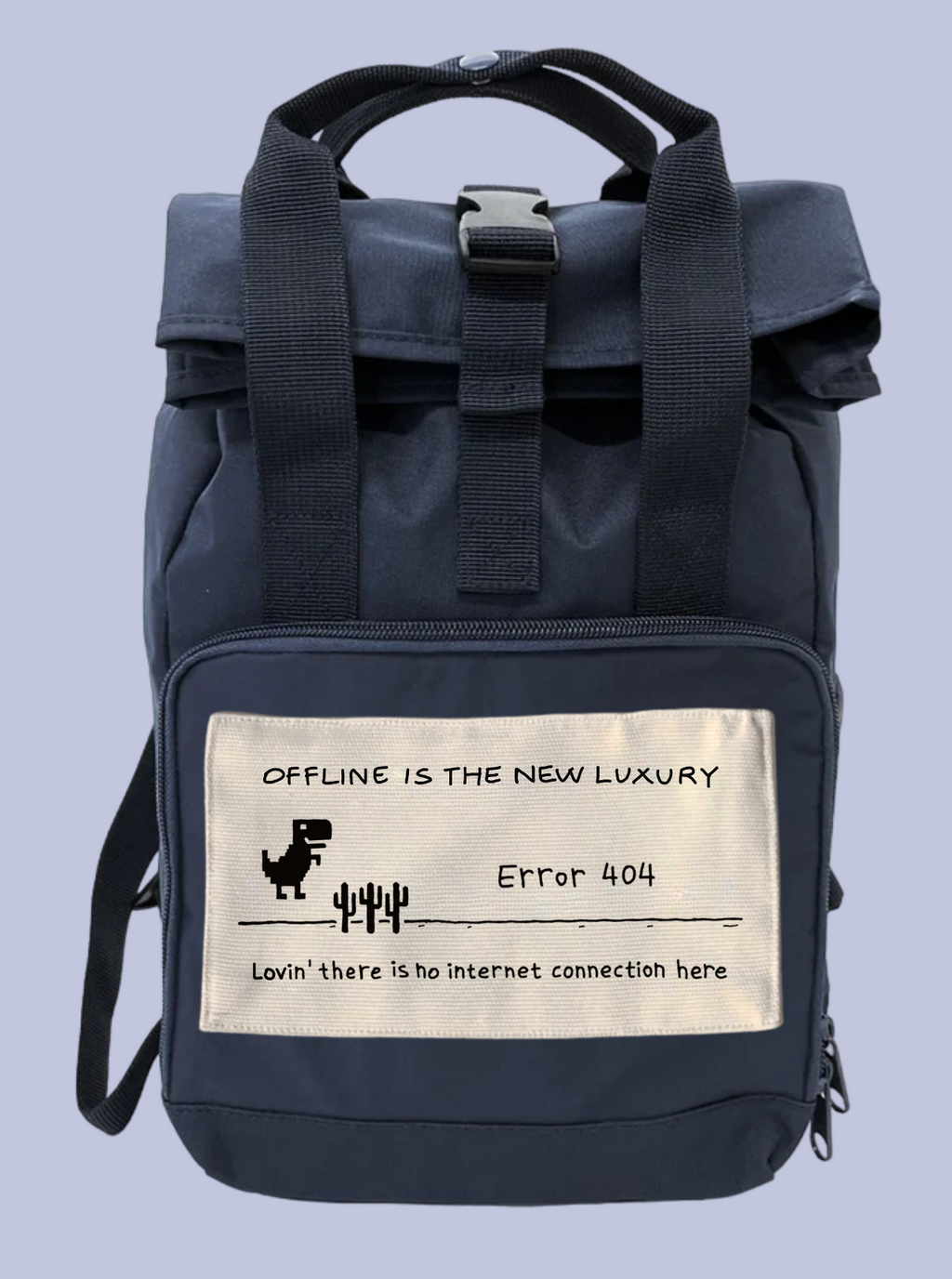 OFFLINE IS THE NEW LUXURY/ ZAINO IN POLIESTERE RICICLATO