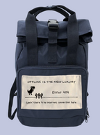 OFFLINE IS THE NEW LUXURY/ ZAINO IN POLIESTERE RICICLATO