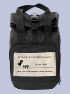 OFFLINE IS THE NEW LUXURY/ ZAINO IN POLIESTERE RICICLATO