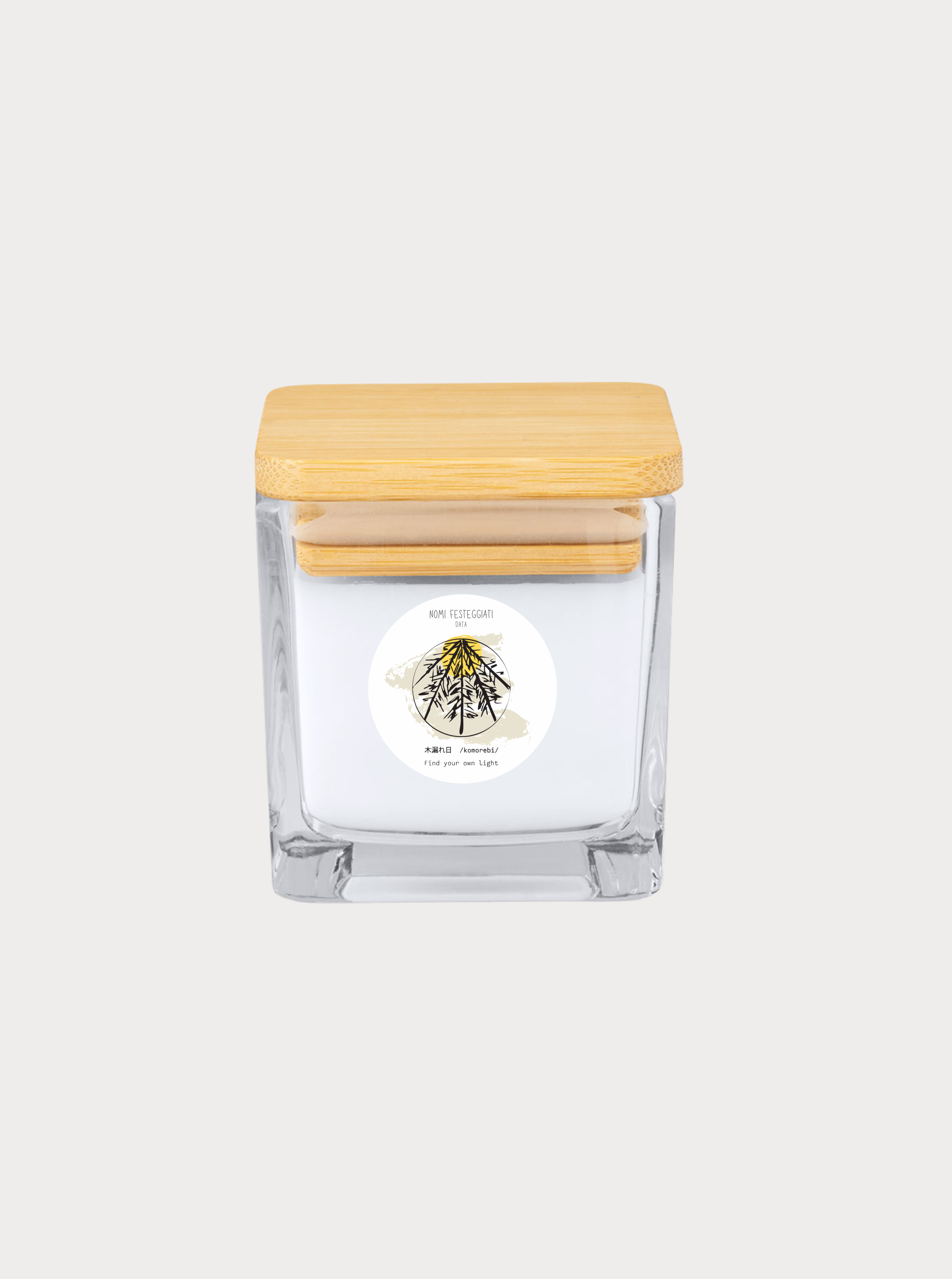 KOMOREBI / LUCE PER VOI – Bomboniera candela profumata