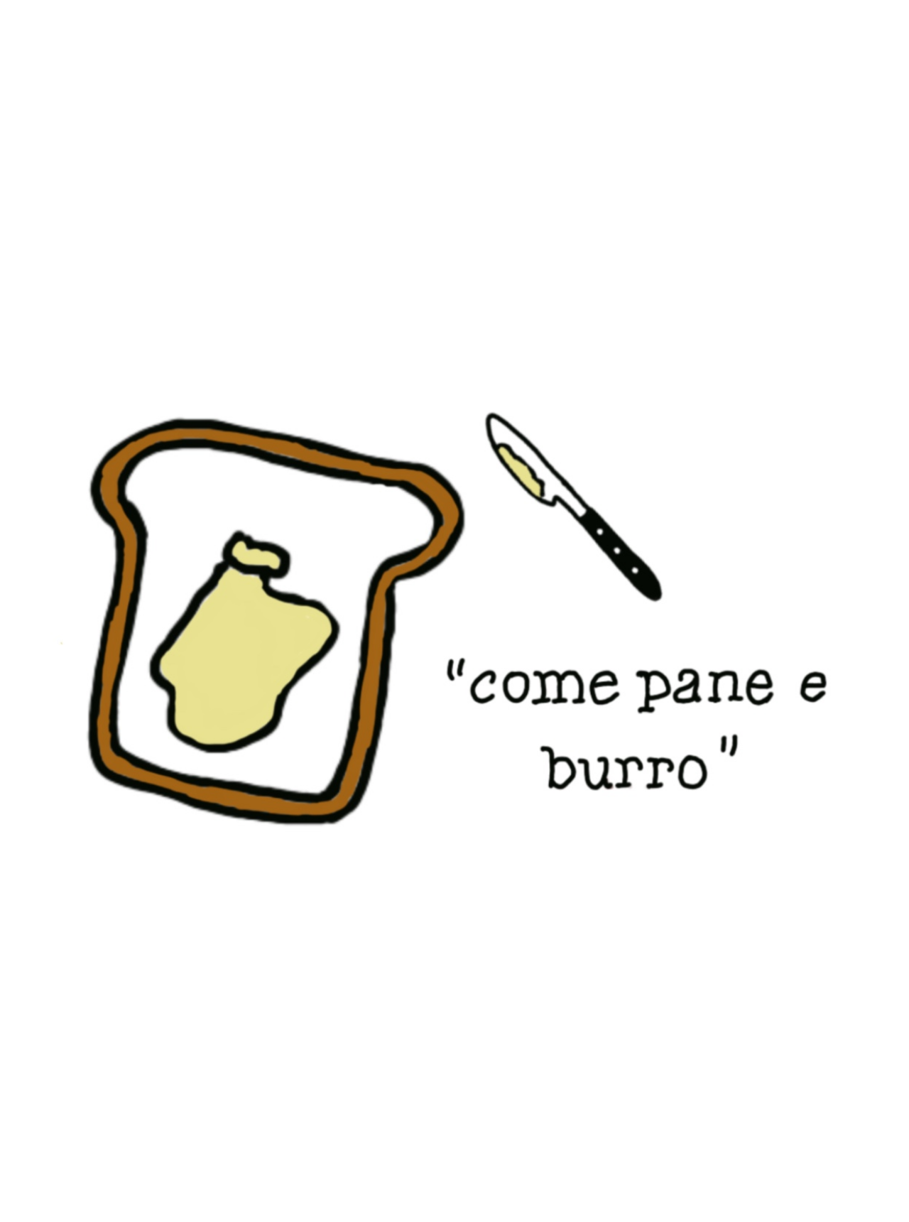 PANE E BURRO / TOTE BAG
