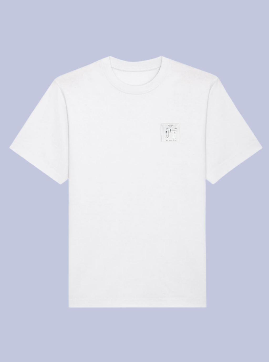 THIS FLOWER IS FOR YOU /  T-SHIRT OVERSIZE CON PATCH PICCOLA /DELUXE