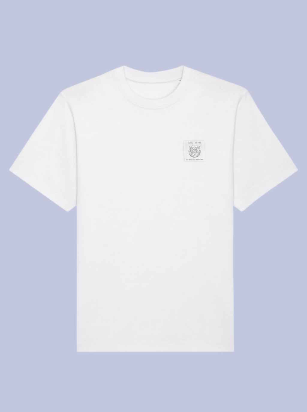 INTRECCI /  T-SHIRT OVERSIZE CON PATCH PICCOLA /DELUXE