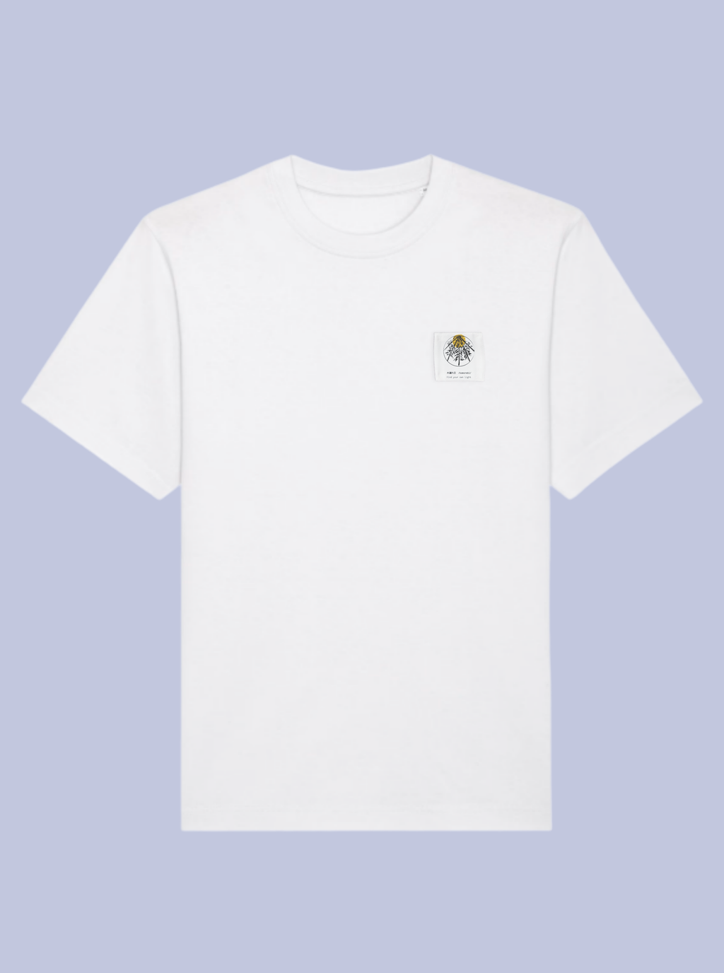 KOMOREBI /  T-SHIRT OVERSIZE CON PATCH PICCOLA /DELUXE