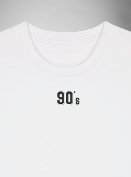 BACK TO '90 s  / WHITE T-SHIRT