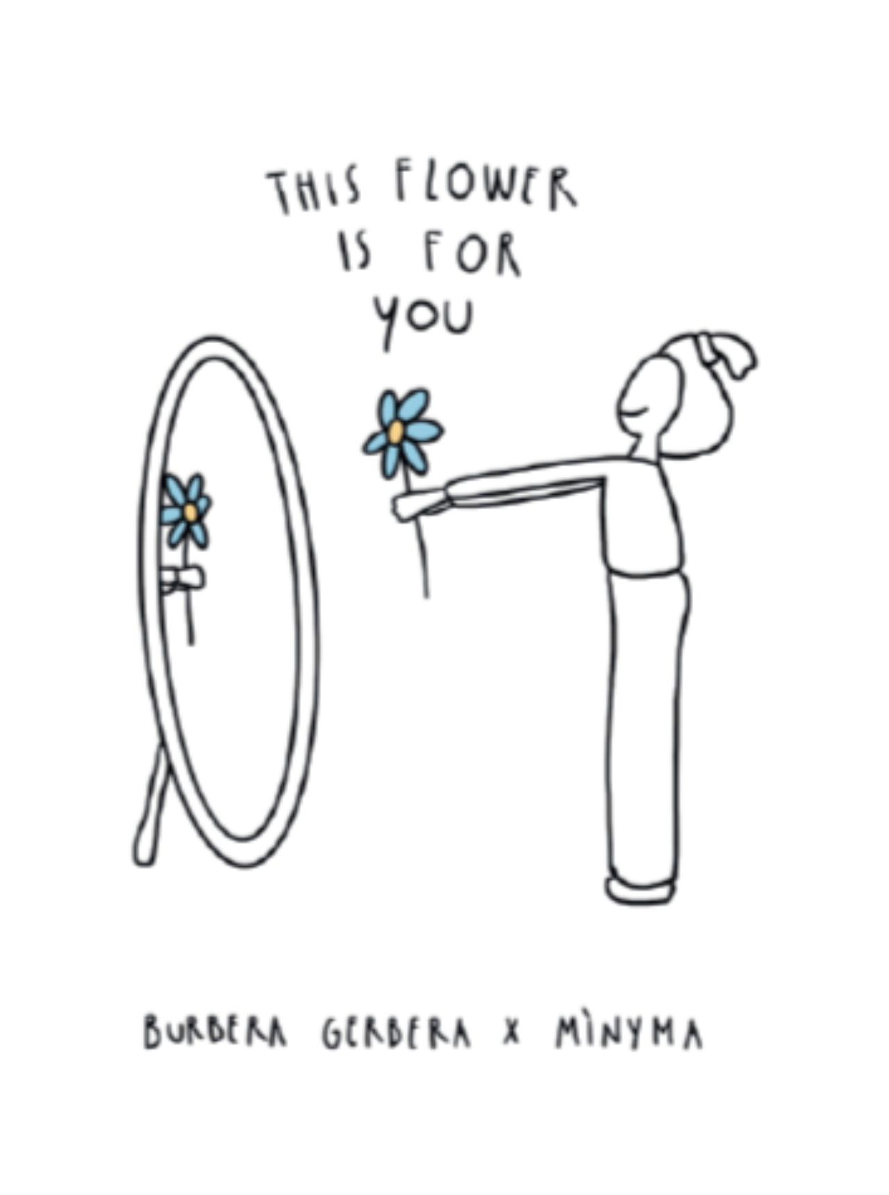 THIS FLOWER IS FOR YOU / ZAINO IN POLIESTERE RICICLATO