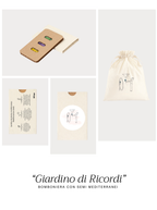 THIS FLOWER IS FOR YOU / GIARDINO DI RICORDI MEDITERRANEI – Bomboniera con semi