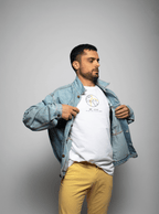 KINTSUGI / WHITE AND BLACK T-SHIRT