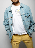 KINTSUGI / WHITE AND BLACK T-SHIRT