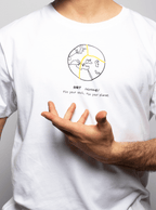 KINTSUGI / WHITE AND BLACK T-SHIRT