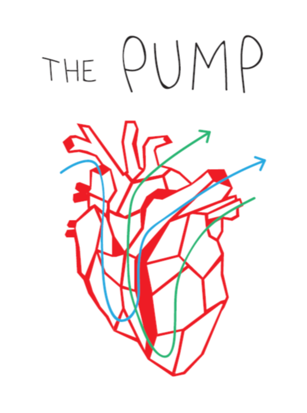 THE PUMP / WHITE AND BLACK T-SHIRT