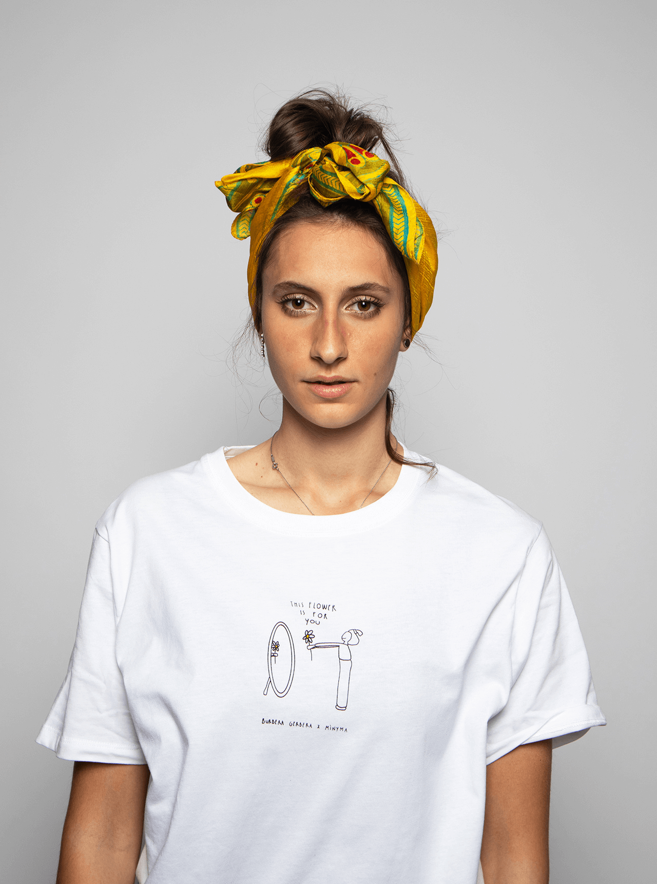 THIS FLOWER IS FOR YOU / WHITE T-SHIRT