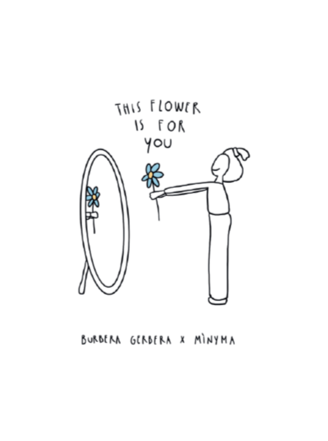 THIS FLOWER IS FOR YOU / WHITE T-SHIRT